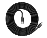 Kabel BASEUS USB-C USB-C Cafue PD 60W 2m czarno-szary CATKLF-HG1